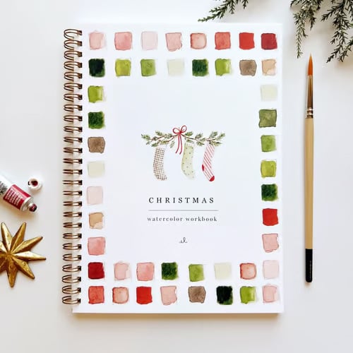 AquaBliss - Beginner Watercolor Learning Book