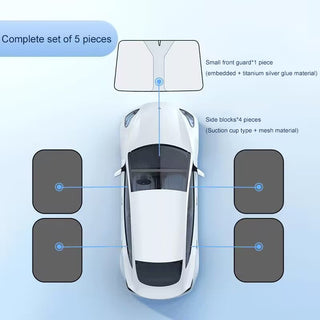 Titanium silver thickened Car Windshield Sun Shade