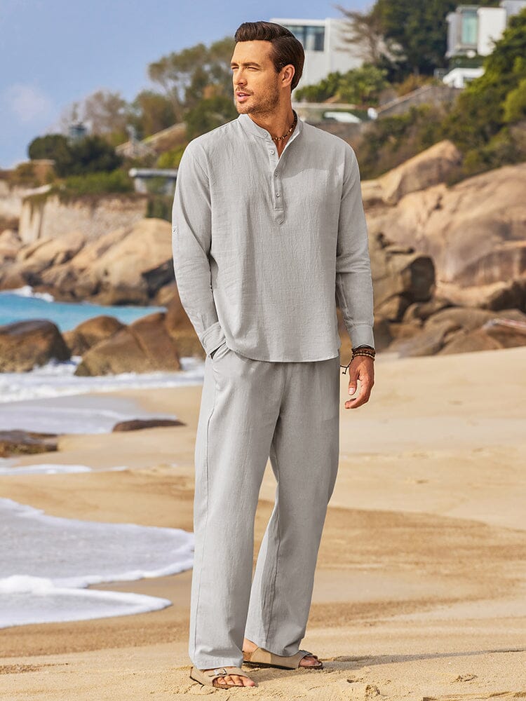 VivaStyle – Comfortable Casual Two-Piece Suit for Men