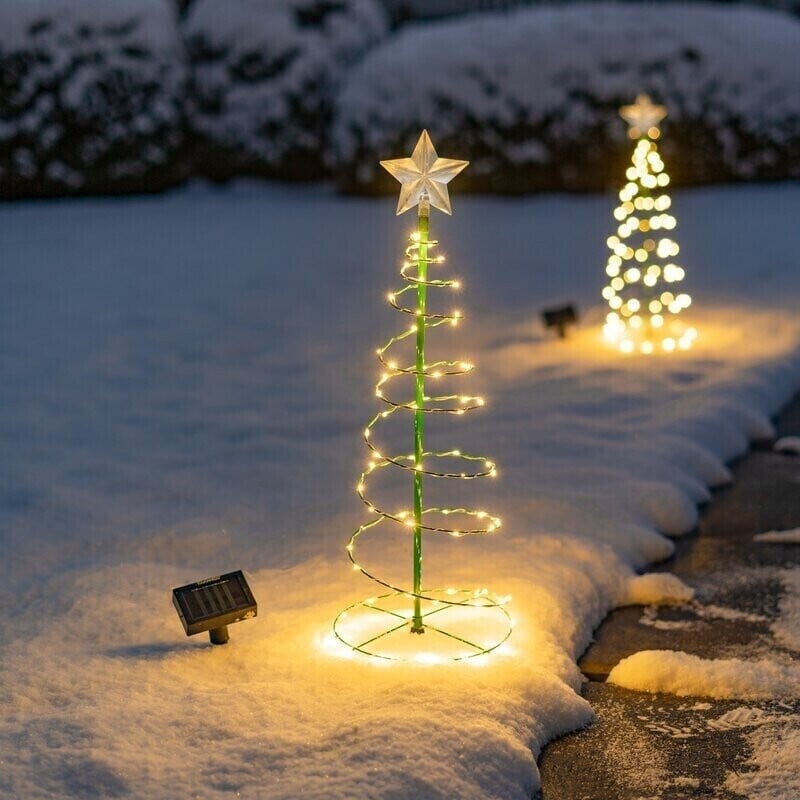 Solar LED Christmas Tree Lights marnetic