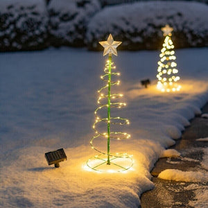 Solar LED Christmas Tree Lights marnetic