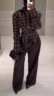 AmberElegance - Stylish Fall Suit for Women