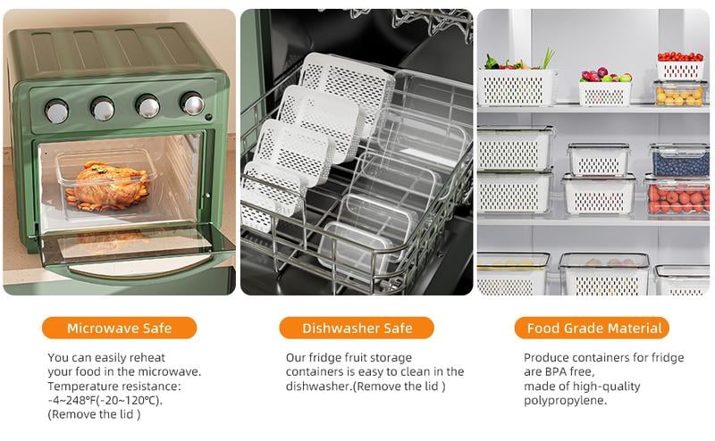 CoolCrate - Smart Fridge Bin for Long-Lasting Freshness