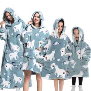 CozyCloud - Oversized Blanket Hoodie
