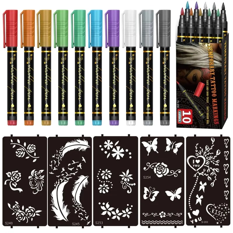 🔥Temporary Tattoo Markers for Skin