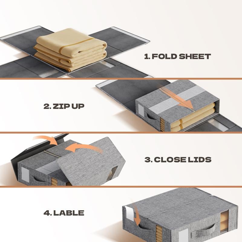 StorEase – Dustproof Bedding Organizer Set