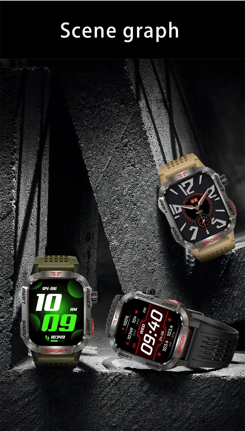 VanguardX - Outdoor Military Smart Watch – Power Meets Precision