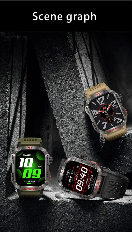 VanguardX - Outdoor Military Smart Watch – Power Meets Precision