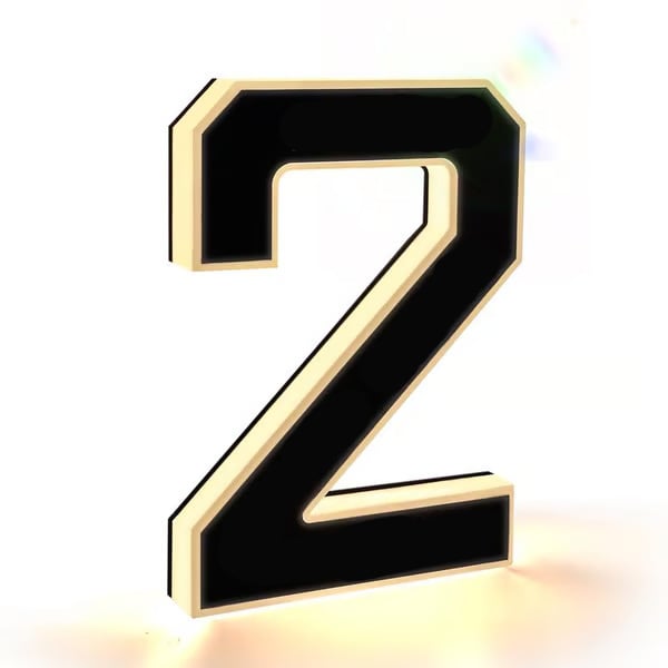 RaySign - Solar LED House Number Sign