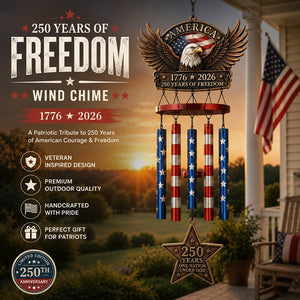 HeritageChime – Premium Patriotic Memorial Wind Chime
