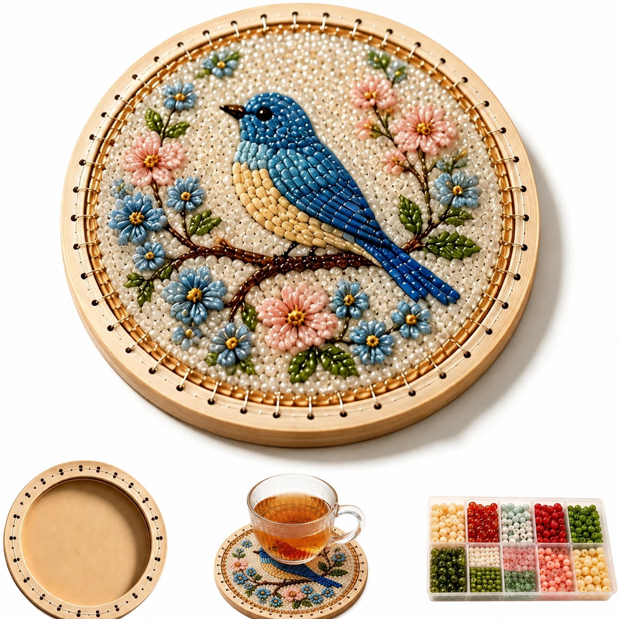 ArtiGlow – Diamond Mosaic Coaster Set
