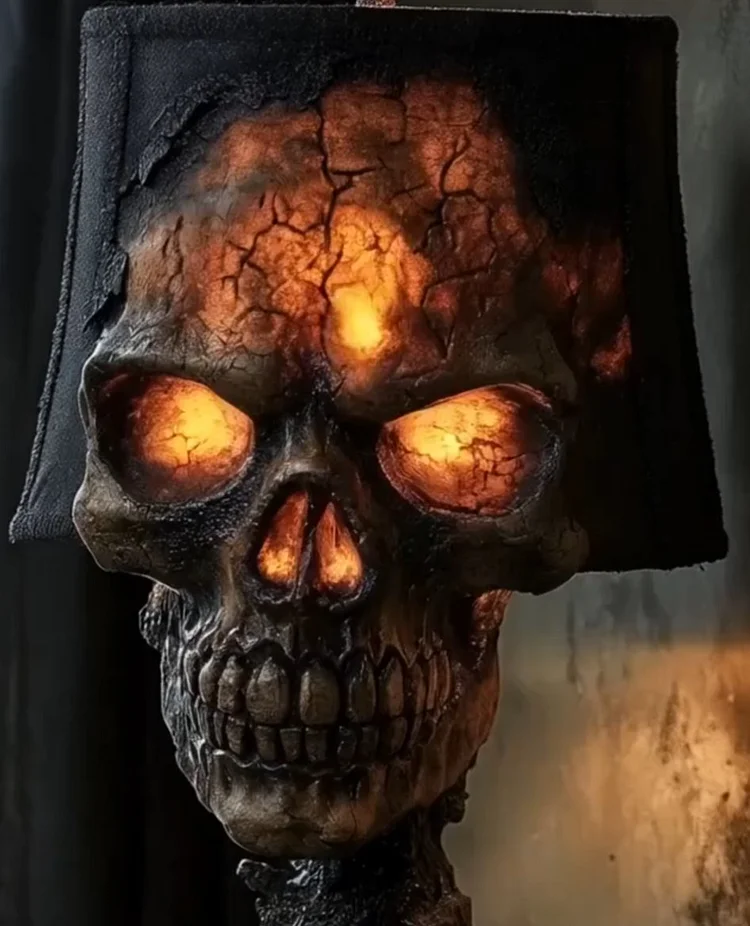 LavaGlow – Skull-Shaped Lava Stone Lamp