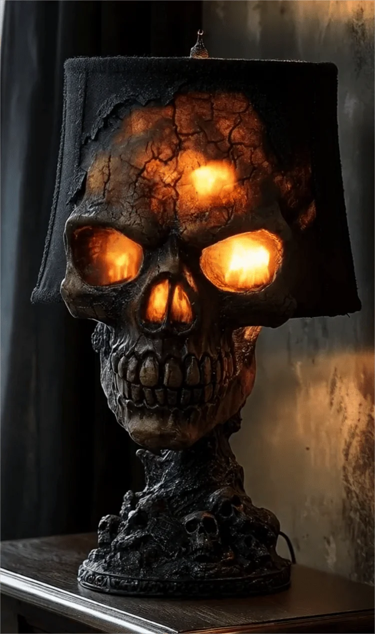 LavaGlow – Skull-Shaped Lava Stone Lamp