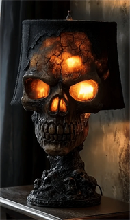 LavaGlow – Skull-Shaped Lava Stone Lamp