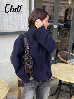 Wooluxe – Casual Short Lapel Overcoat