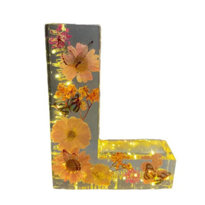 FloralGlow - Captivating Floral Resin Night Light