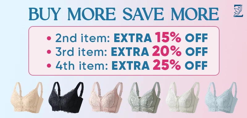 ComfiZip – ZipLacy Front Zip Wireless Lifting Comfort Bra