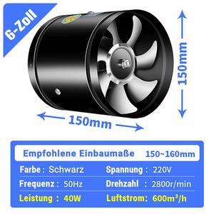 AeroSilent – High-Speed, Strong Suction Exhaust Fan