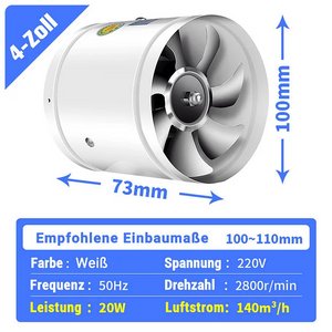 AeroSilent – High-Speed, Strong Suction Exhaust Fan