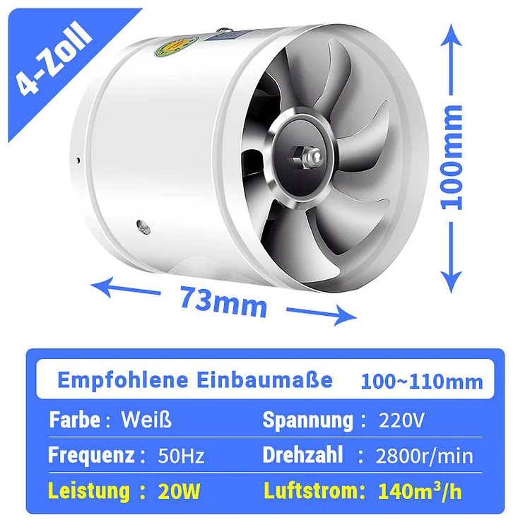 AeroSilent – High-Speed, Strong Suction Exhaust Fan