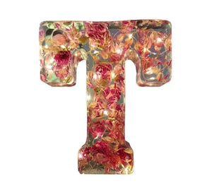 FloralGlow - Captivating Floral Resin Night Light