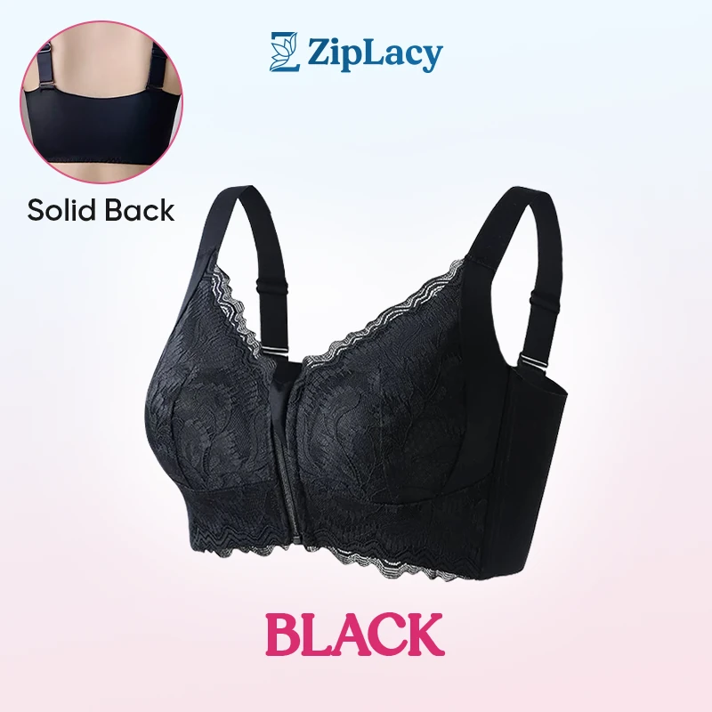 ComfiZip – ZipLacy Front Zip Wireless Lifting Comfort Bra