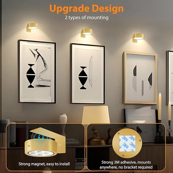 GlowArt – 13-Mode Magnetic Wall Lamp