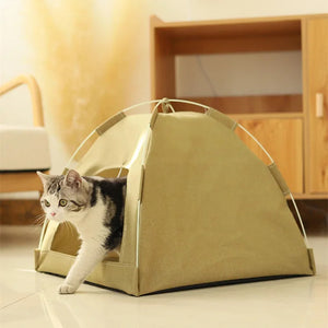 FurryHaven -  Waterproof Portable Pet Tent Bed