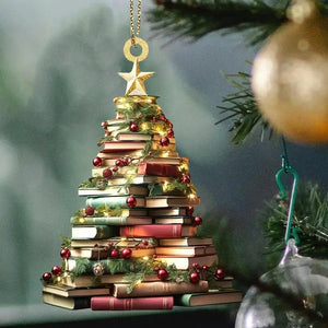 StoryCharm - Unique Book Lover Christmas Ornament