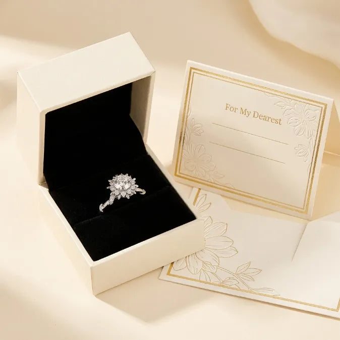 EverCrown – Hand-Set Artisan Halo Solitaire Ring