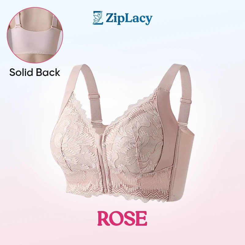 ComfiZip – ZipLacy Front Zip Wireless Lifting Comfort Bra