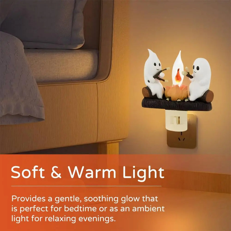 MysticFire - Enchanted 2024 Ghost Campfire Nightlight