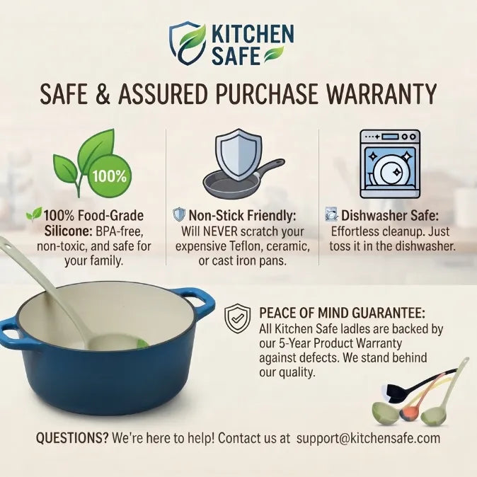 FlexServe – Premium 3-in-1 Silicone Cooking Spoon