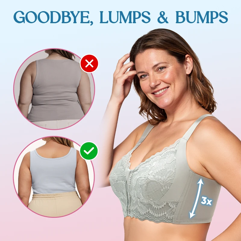ComfiZip – ZipLacy Front Zip Wireless Lifting Comfort Bra