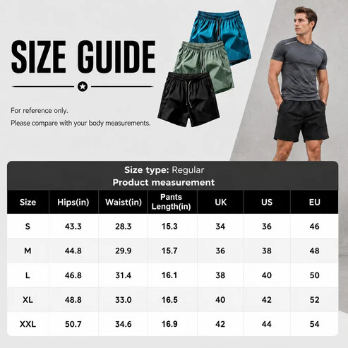 ❄️ Ice Silk Quick-Dry Athletic Gym Shorts 4-Piece Pack – Unrestricted Breathable Comfort