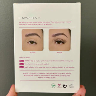Invisi-strip Lashes 7 Pairs Pre-Mapped Strips Ultra Thin Design