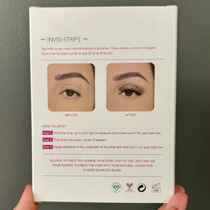 Invisi-strip Lashes 7 Pairs Pre-Mapped Strips Ultra Thin Design