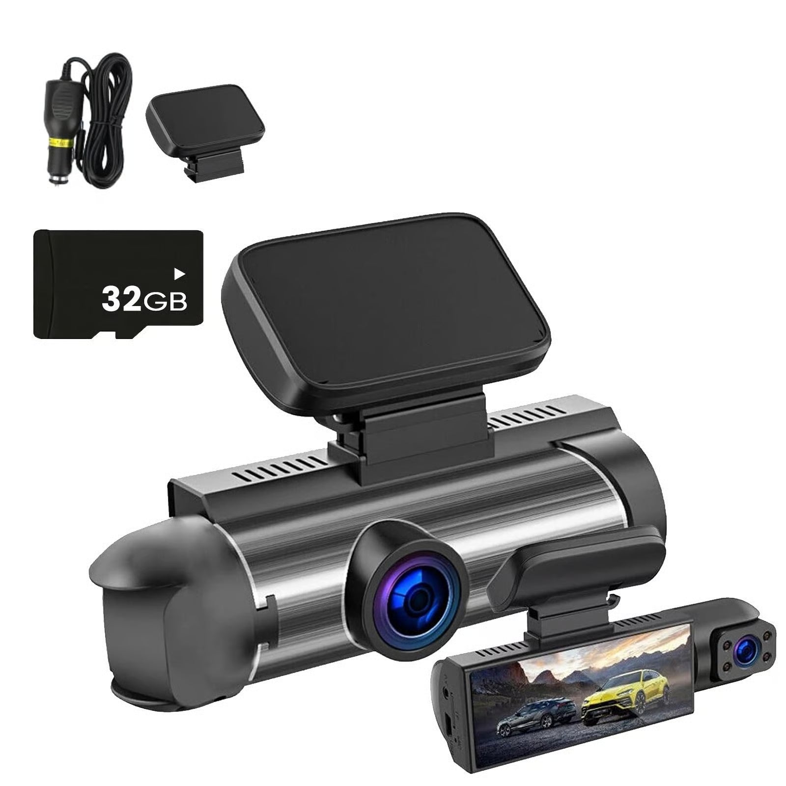 RoadShield – Dual Lens Car Dash Cam Recorder
