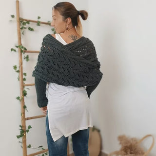 CableCharm – Knitted Cable Pattern Cape & Bolero