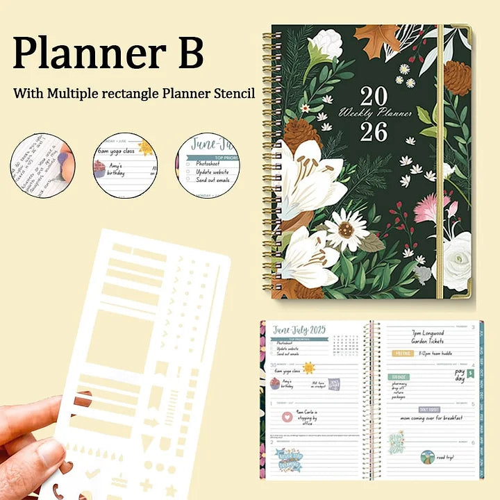 EduPlan – 2026 Study Planner with Stencil Tools