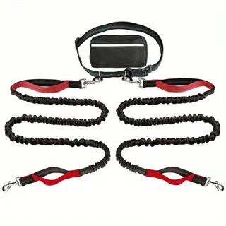 LeashEase – Zipper Pouch Running Dog Leash