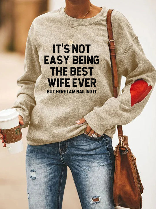 WifeGoals – “Best Wife Ever” Statement Sweatshirt
