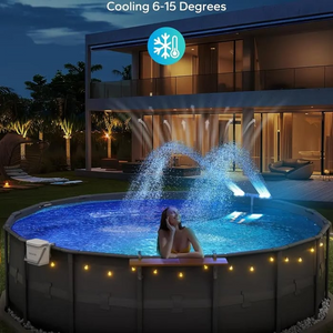 HydraLuxe – Solar Powered Pool Fountain with Dual Stream