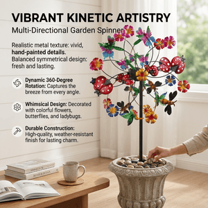 TwinkleBloom – Solar Flower Garden Décor