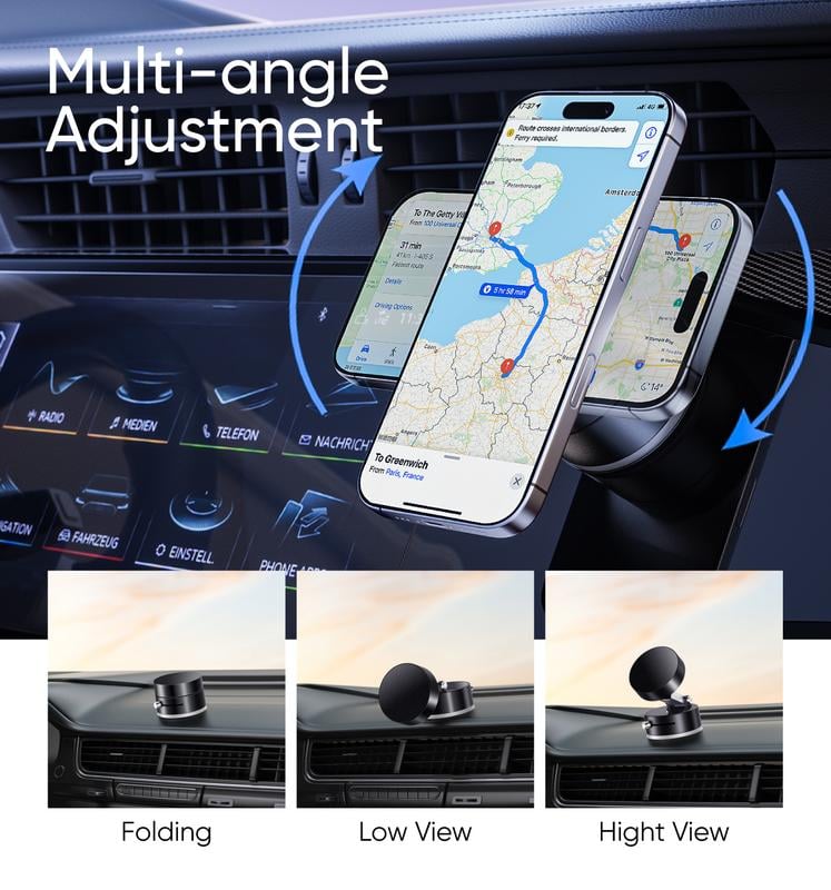 VacuumHold - Secure Magnetic Phone Stand
