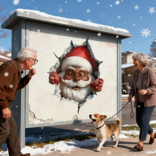 FestiveFun – 2D Creative Christmas Wall Stickers