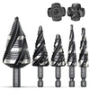 SteelForce – Heavy-Duty Spiral Step Drill Bit Kit