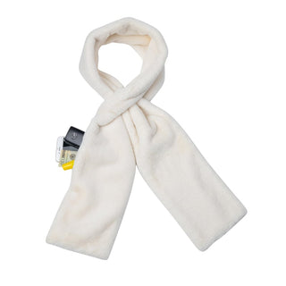 AuroraFur – Pull-Through Faux Fur Scarf