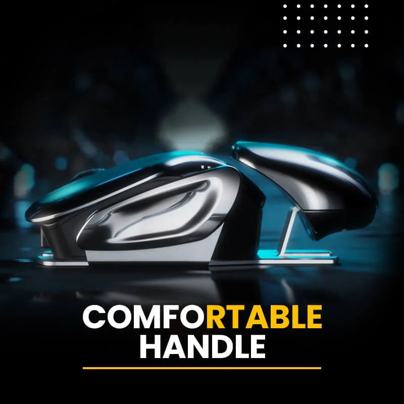 AeroClick – Wireless Ergonomic Metal Mouse
