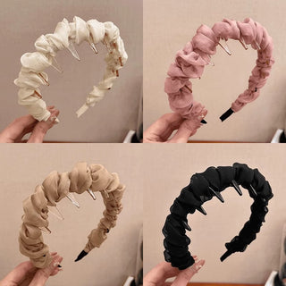 CrownPearl – Retro High Skull Headband